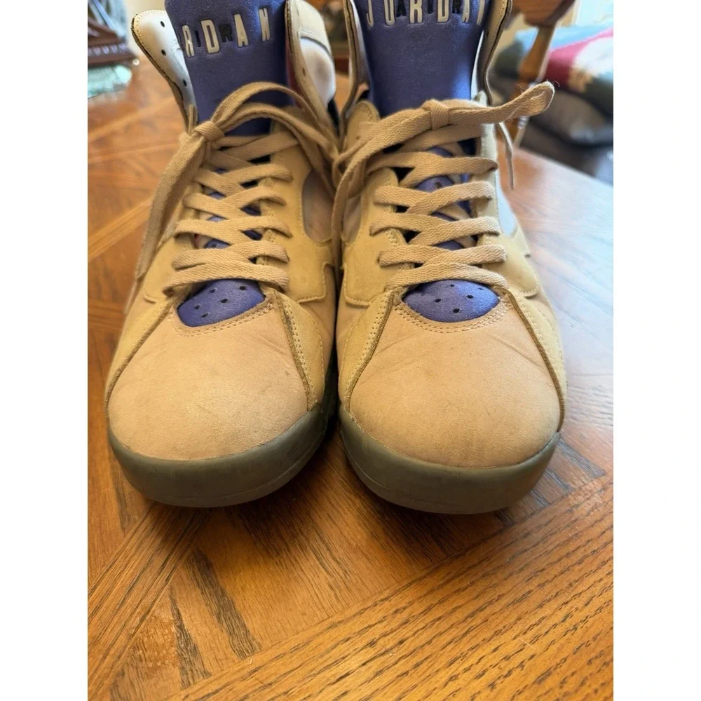 Air Jordan 7 Retro SE Sapphire Pink Blue High Top Sneaker DJ2636-204 Sz 12